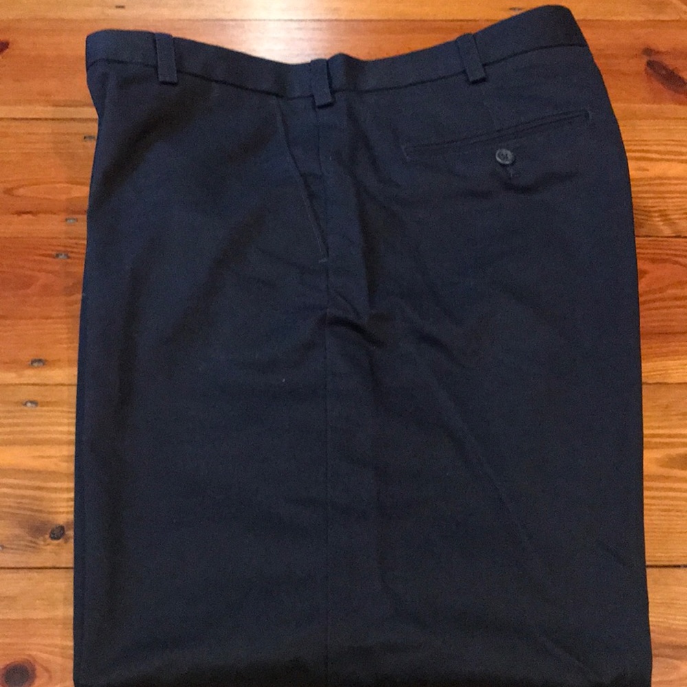 Izod flat front dress pants